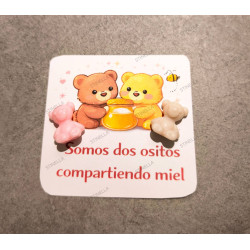 Tarjeta Ositos con Wax Melts – Detalle Romántico | Stinella