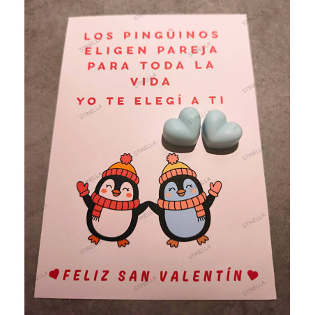 Tarjeta con Wax Melts Corazón | Detalle Original – Stinella