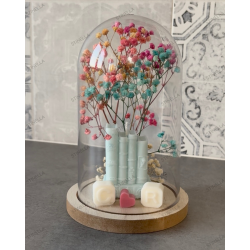 Cúpula Decorativa Libros Florales Artesanal | Regalo Original – Stinella