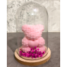 Cúpula Decorativa Oso Floral Artesanal | Regalo Especial – Stinella