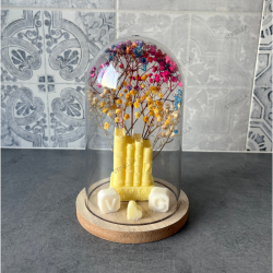 Cúpula Decorativa Libros Florales Artesanal | Regalo Original – Stinella