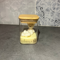 Tarro con Oso para Bautizo en Cera de Soja | Detalle Invitados – Stinella