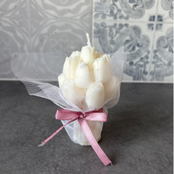 Ramo de Tulipanes en Cera de Soja | Regalo Floral Artesanal – Stinella