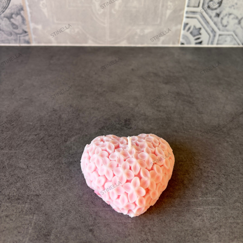 Vela Corazón Grande en Cera de Soja | Regalo Romántico – Stinella