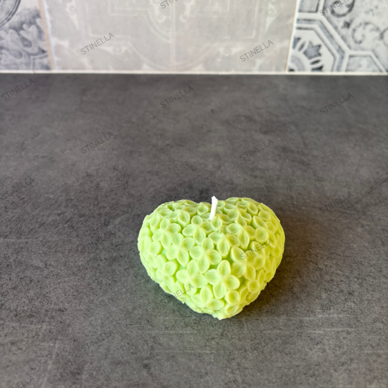 Vela Corazón Grande en Cera de Soja | Regalo Romántico – Stinella