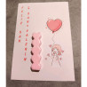 Tarjeta San Valentín con Wax Melts Corazones – Stinella