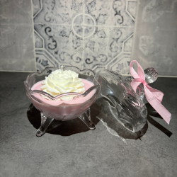 Bombonera Patitas con Rosa