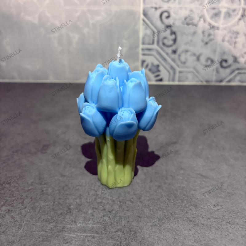 Ramo de Tulipanes en Cera de Soja | Regalo Floral Artesanal – Stinella