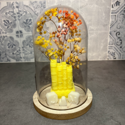 Cúpula Decorativa Libros Florales Artesanal | Regalo Original – Stinella