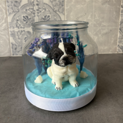 Lámpara Personalizada con Perrito | Decoración Artesanal